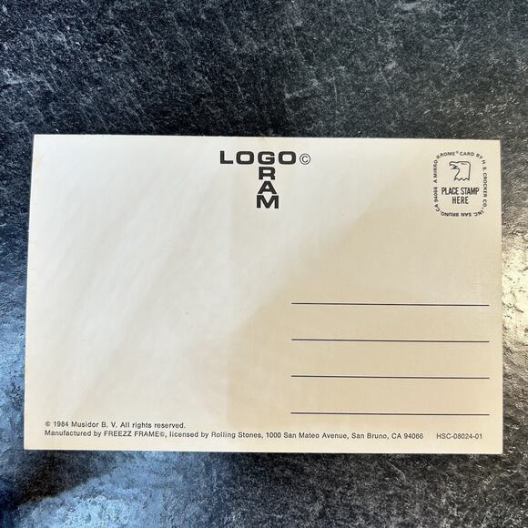 12- 1984 Freezz Frame Rolling Stones Rainbow Tongue & Lips 4 X 6” Postcards - Picture 9 of 11